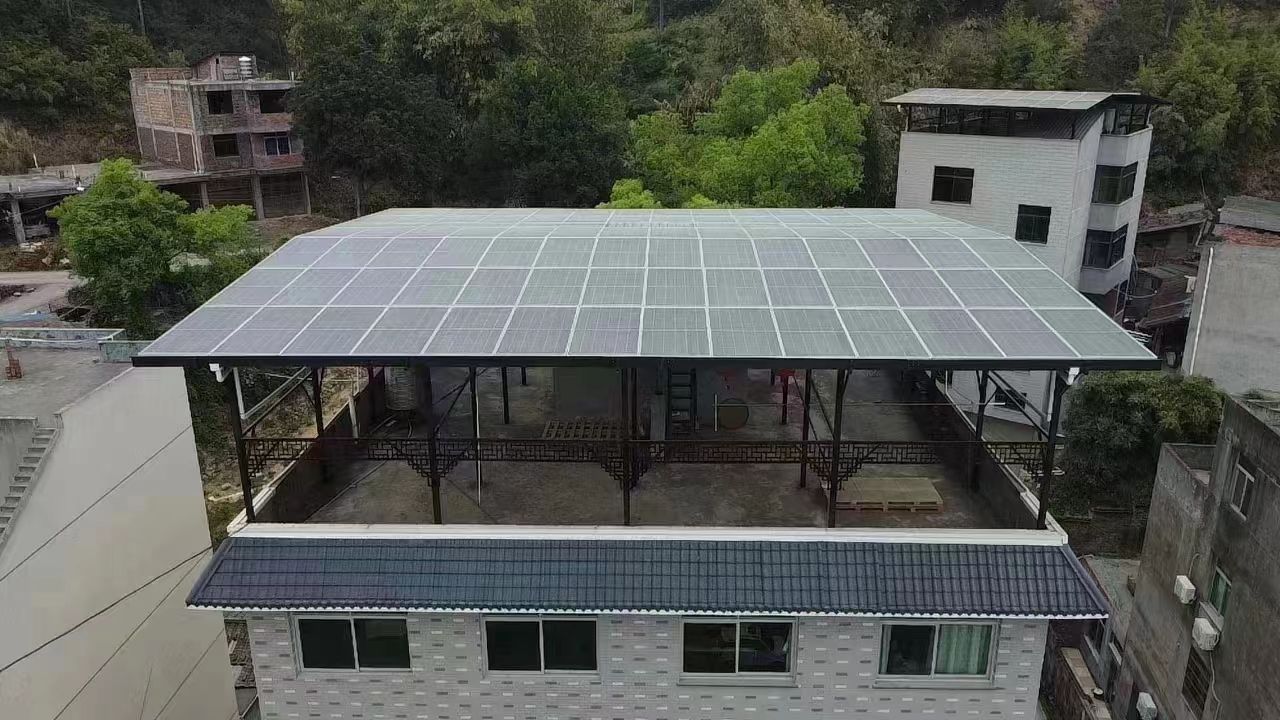 分宜15kw+10kwh自建别墅家庭光伏储能系统